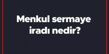 Menkul Kıymet Sermaye İradı Nedir?