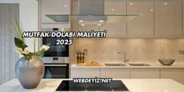 Mutfak Dolabı Maliyeti 2025