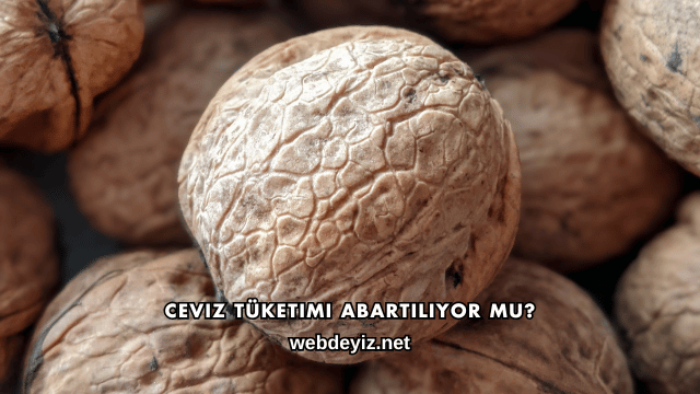 Ceviz Tüketimi Abartılıyor mu?