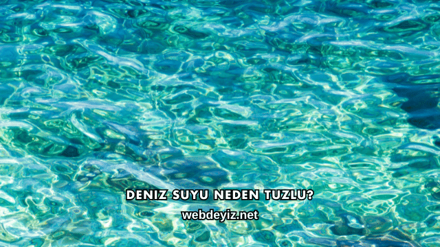 Deniz Suyu Neden Tuzlu?