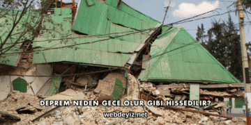 Deprem Neden Gece Olur Gibi Hissedilir?