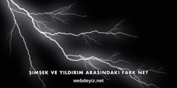 Şimşek ve Yıldırım Arasındaki Fark Ne?