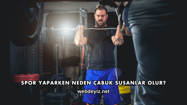 Spor Yaparken Neden Çabuk Susanlar Olur?