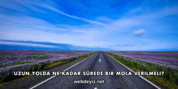 Uzun Yolda Ne Kadar Sürede Bir Mola Verilmeli?